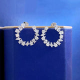 Charm Moissanite Diamond Earring 100% Real 925 Sterling Silver Earrings,