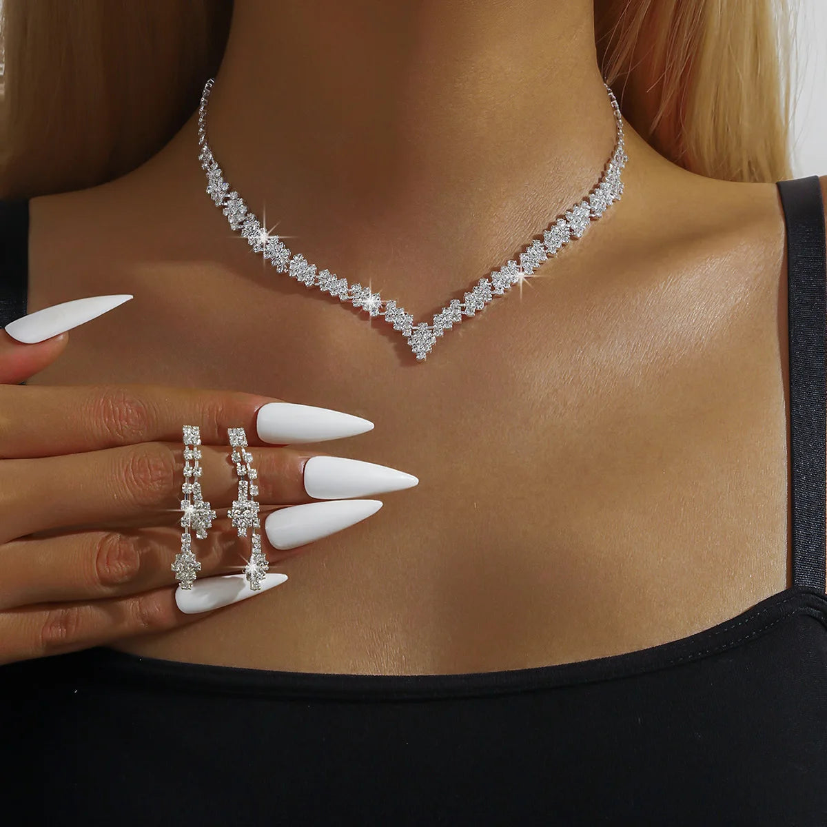 Claw Chain Series Earrings, Necklaces, Bracelets, Jewelry Sets