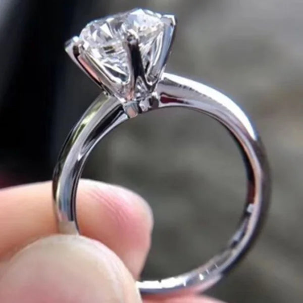 Sterling Silver  Rings Cubic Zirconia