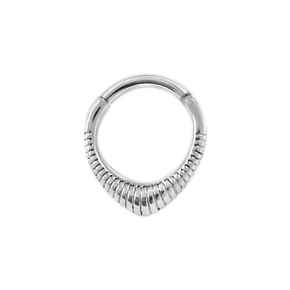 Water Drop Septum Piercing Nose Ring Clicker Cubic Zirconia Cartilage Dailly Earrings.