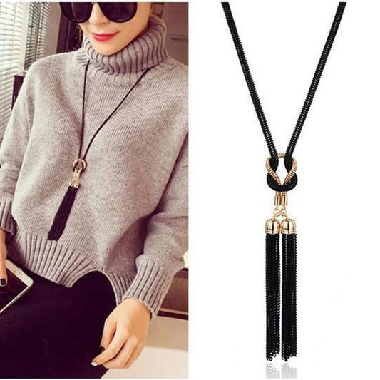 Pendants Tassel Sweater Chain Fashion Long Necklace