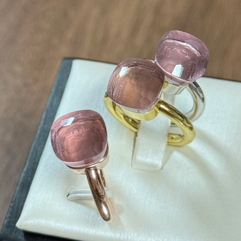 Classic Ring Stacking Mixed Color Crystal Ring 33 Colors Candy Style Ring Jewellery Gift.