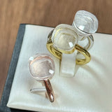 Classic Ring Stacking Mixed Color Crystal Ring 33 Colors Candy Style Ring Jewellery Gift.