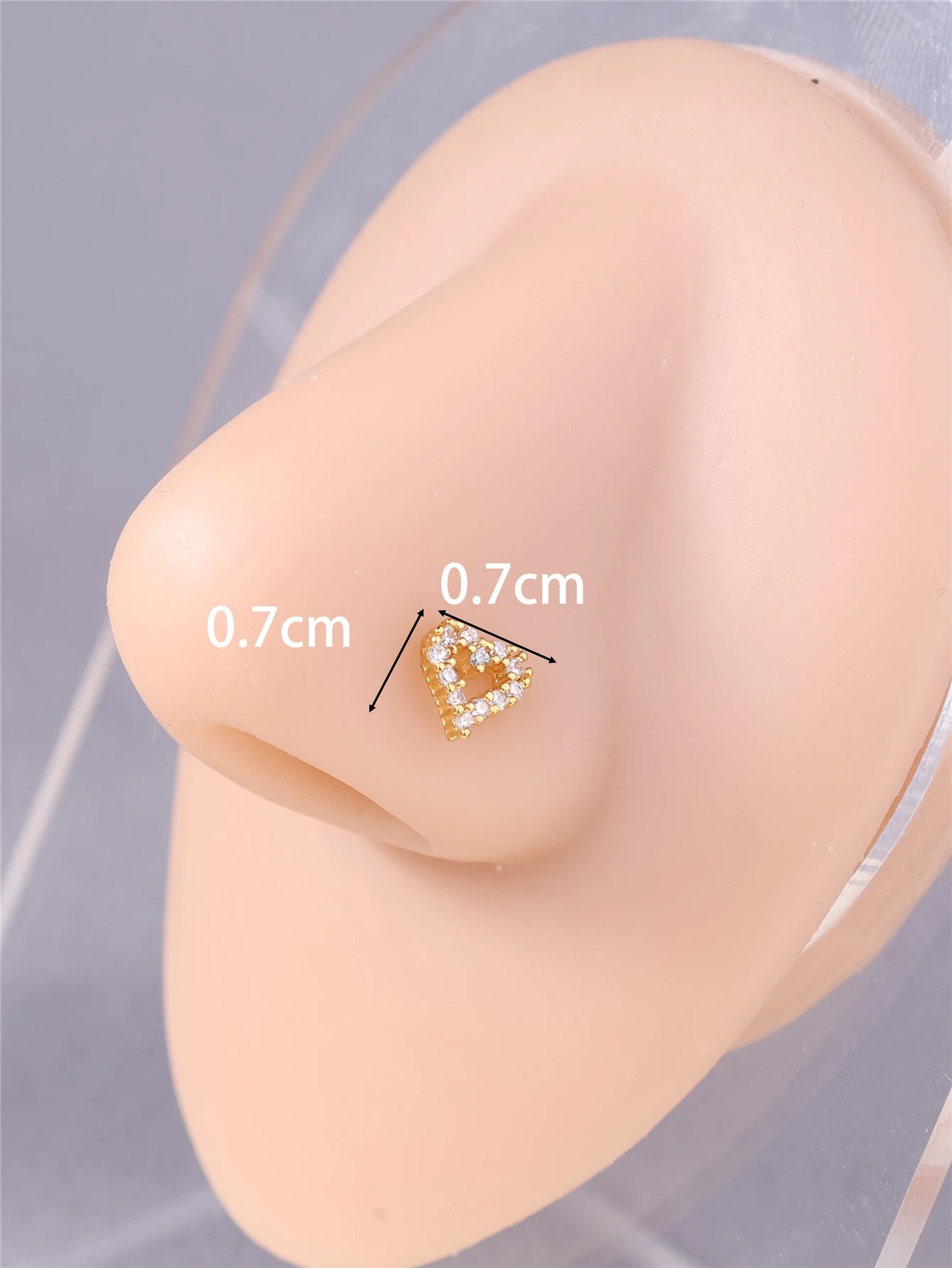 1Pcs Nose Rings Studs L Shaped Nose Rings