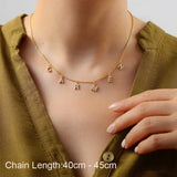 Personalized Initial Name Necklace Stainless Steel Alphabet Letter Pendant ,Initial Collar Statement Gift.