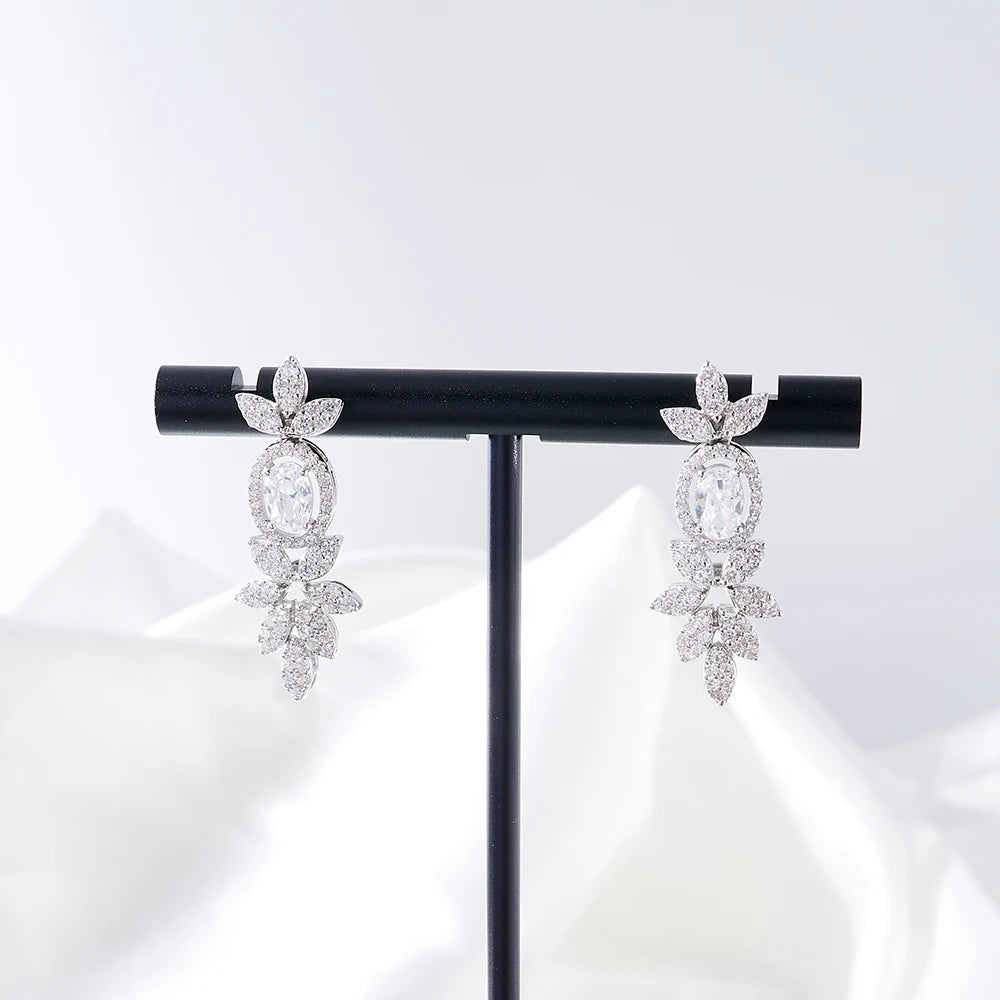 Pearl Jewelry Sets  Cubic Zirconia Set Full Jewellery Accessory.