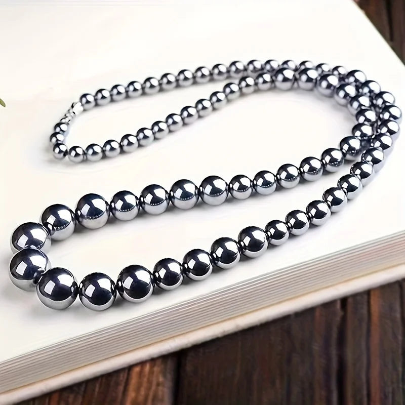 Terahertz Natural Stone Necklace, perfect jewellery