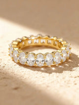925 Sterling Silver Fashion Original Oval Zircon Ring  Luxury High Quality Fine Jewellery.