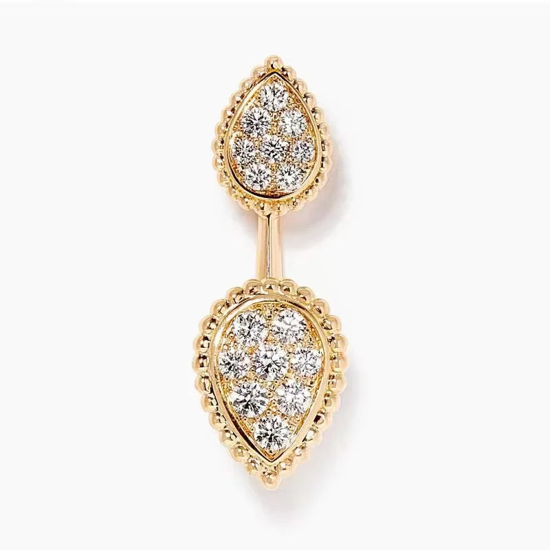 Detachable Double Eyes Earrings Women Jewelry.