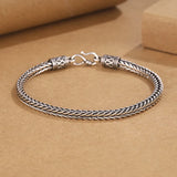 925 Silver Bracelet  Men Classics Fine Jewellery Chain Gifts.