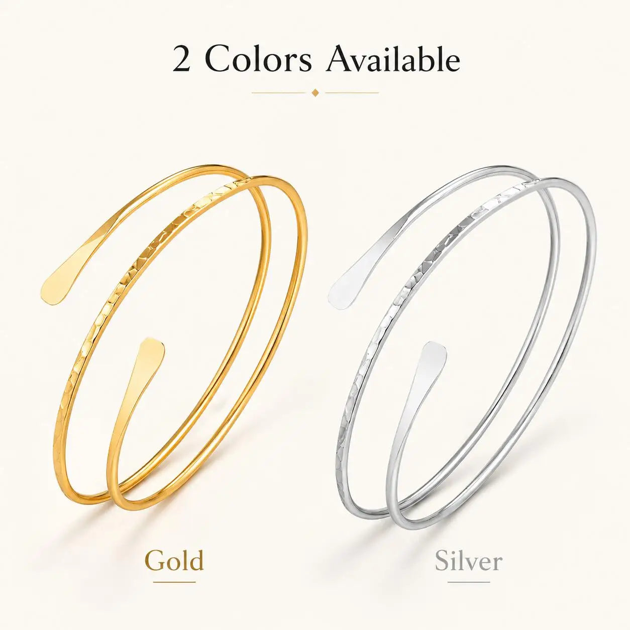 Upper Arm Cuff Bracelet for Women Minimalist Gold Plated Adjustable Open Armband Statement Party Armlet Jewelry
