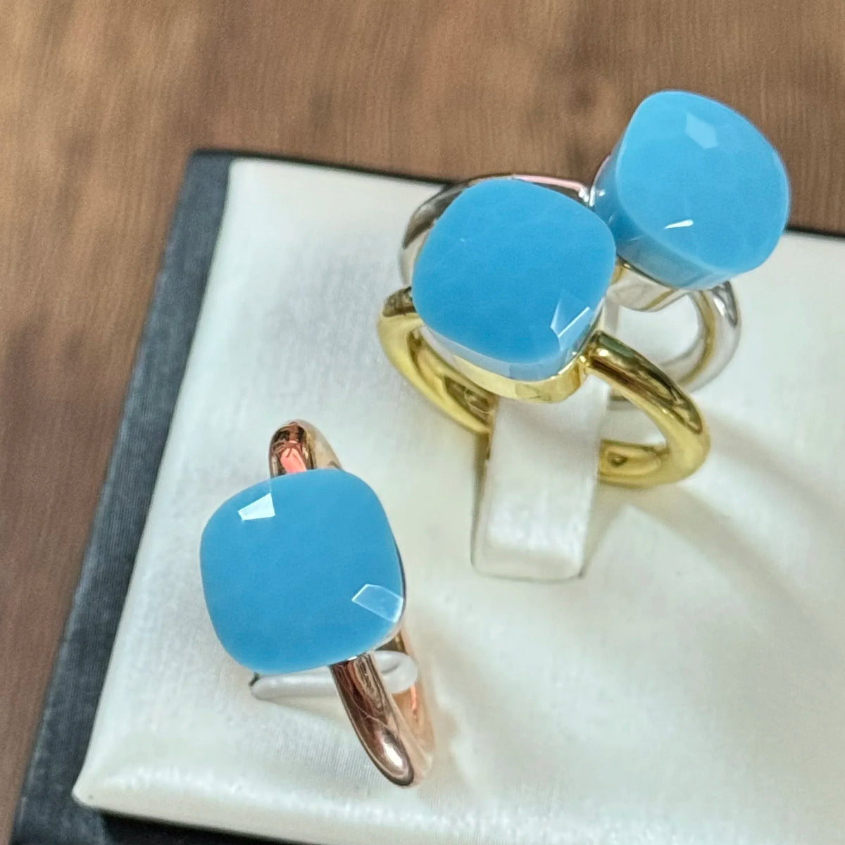 Classic Ring Stacking Mixed Color Crystal Ring 33 Colors Candy Style Ring Jewellery Gift.