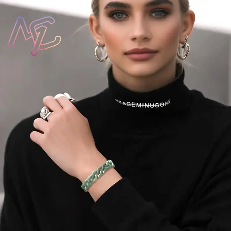 Green Myanmar Jadeite Chain Bracelet Charm Amulet Natural Burmese Jade Carved Gemstone Talismans Fashion Accessories Bangle
