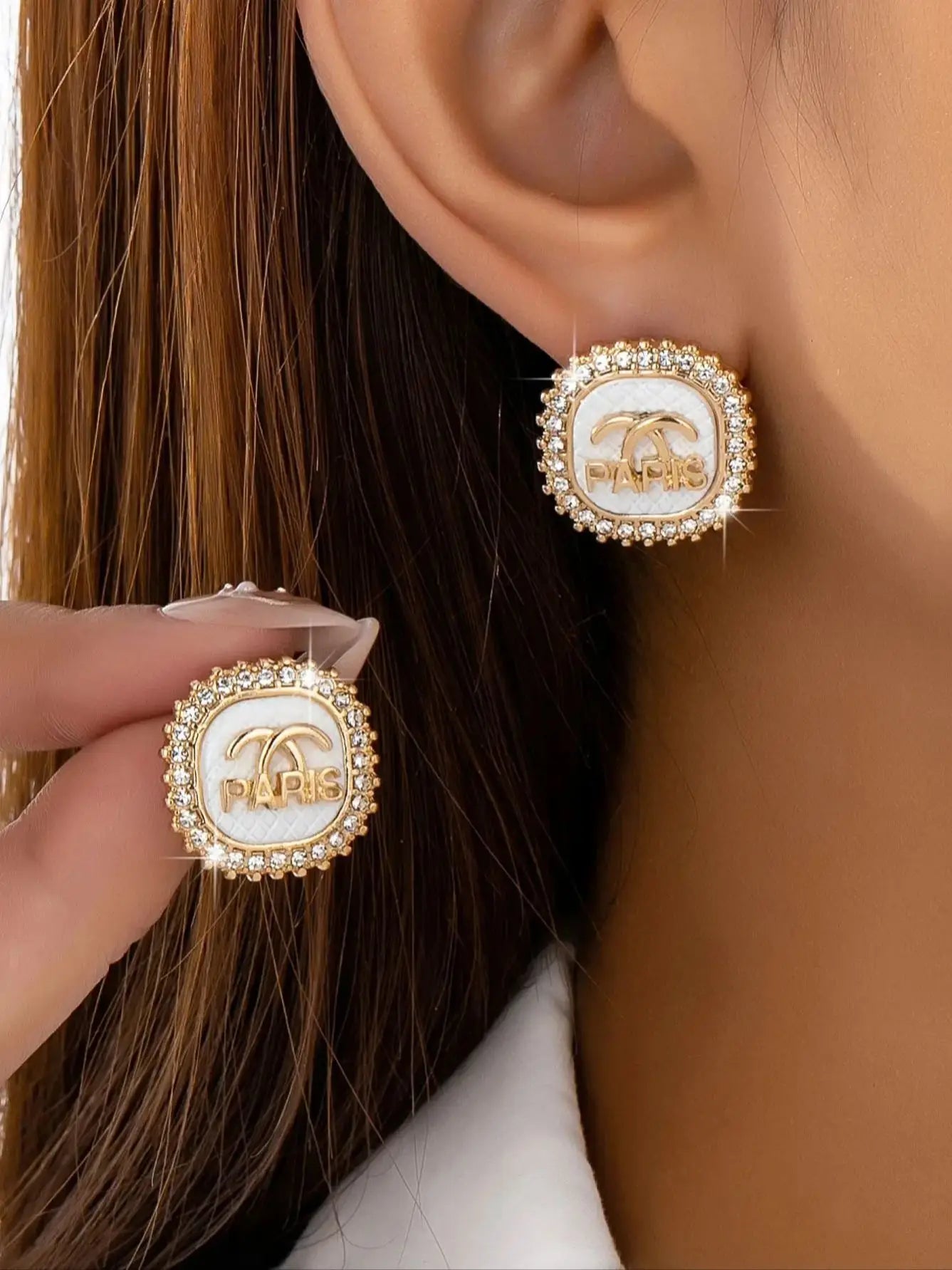 Light Luxury, and Elegant Letter Earrings.