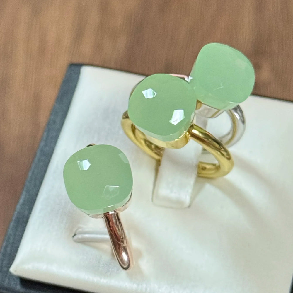 Classic Ring Stacking Mixed Color Crystal Ring 33 Colors Candy Style Ring Jewellery Gift.