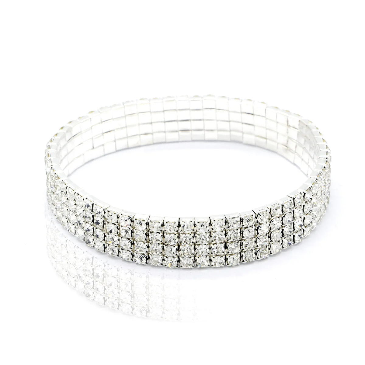 Fashion Rhinestone  Anklet Multi-layer Crystal Elastic Chain Ankle Bracelet Jewellery.
