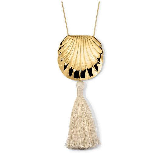 Shell Pendant Gold Silver Tassel Large Necklace Top Quality Luxury Jewelry