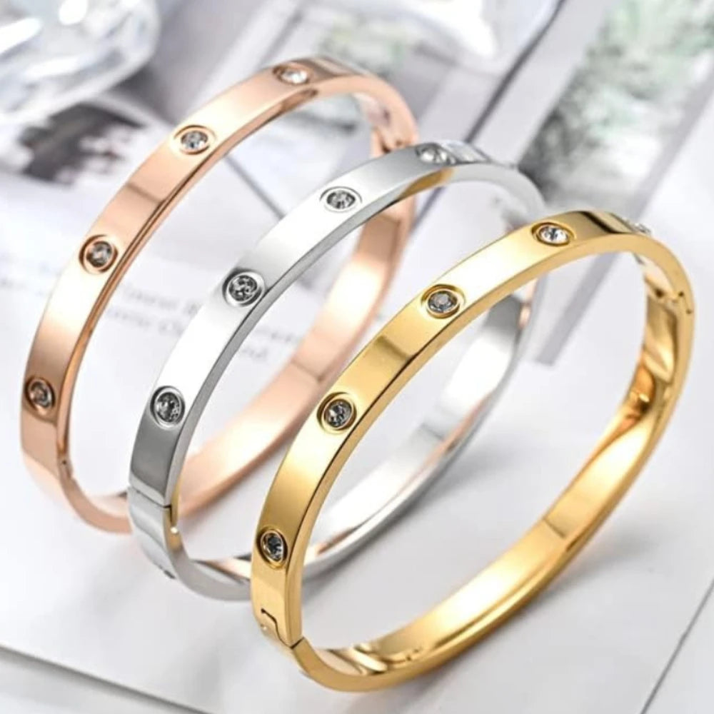 Fashion Adjustable Open Bangles Ladies' Mother's Day Valentine's Day Wedding Couple Birthday Gift Friendship Bracelet