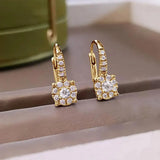 Full Round Moissanite Classic   Earrings 925 Sterling Silver Earring Jewellery.