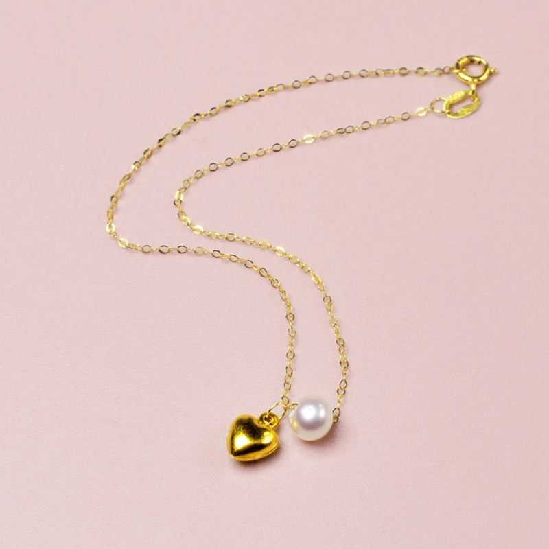 Real 18K Yellow Gold Bracelet Au750 Fine Jewelry.