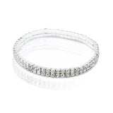 Fashion Rhinestone  Anklet Multi-layer Crystal Elastic Chain Ankle Bracelet Jewellery.