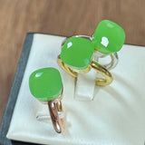Classic Ring Stacking Mixed Color Crystal Ring 33 Colors Candy Style Ring Jewellery Gift.
