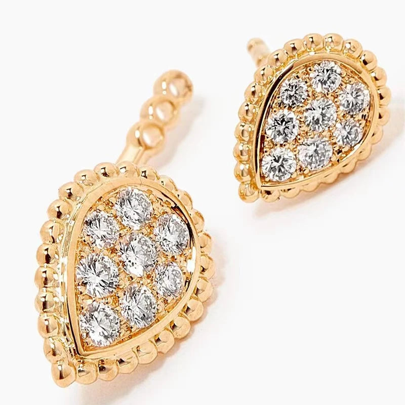 Detachable Double Eyes Earrings Women Jewelry.