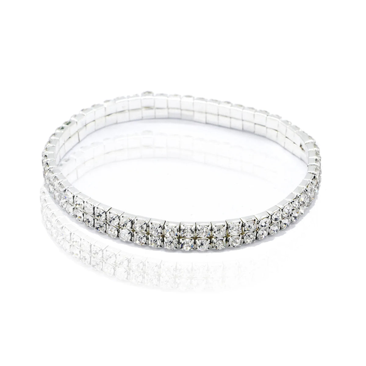 Fashion Rhinestone  Anklet Multi-layer Crystal Elastic Chain Ankle Bracelet Jewellery.
