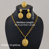 Gold plated color set, Necklace and earrings set for women high quality plated jewelry set.