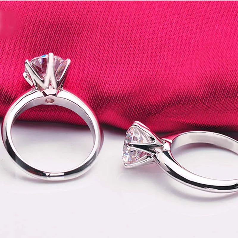 Sterling Silver  Rings Cubic Zirconia