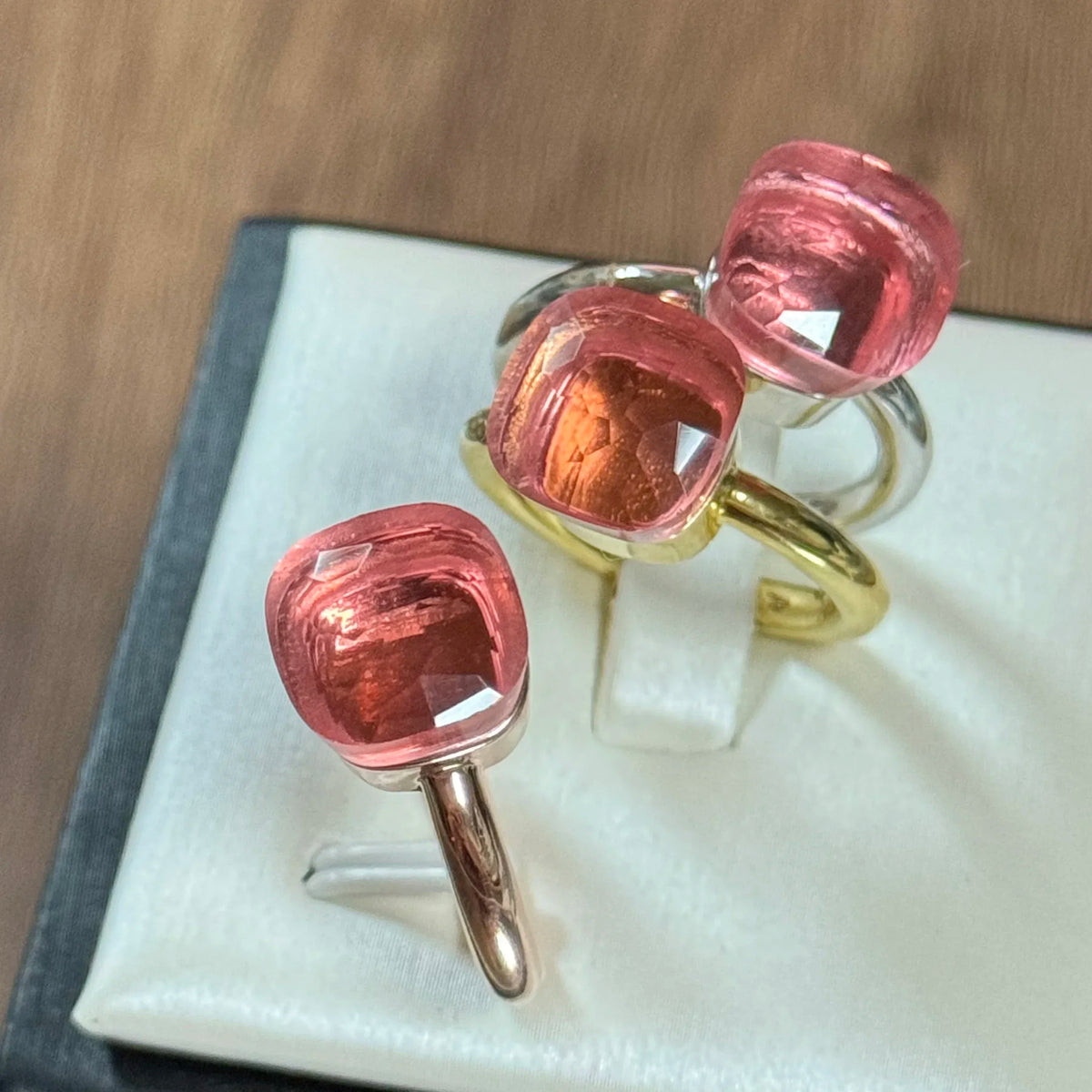 Classic Ring Stacking Mixed Color Crystal Ring 33 Colors Candy Style Ring Jewellery Gift.