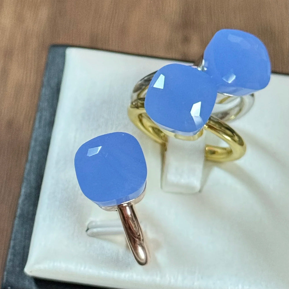Classic Ring Stacking Mixed Color Crystal Ring 33 Colors Candy Style Ring Jewellery Gift.