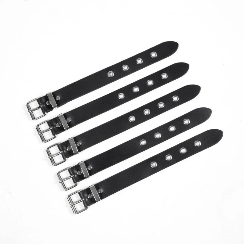 Punk Bracelets Retro Bracelet Adjustable Wrist Belt Buckle Styles Cuff Bangle Bracelet.