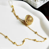 Fashion Metal Body Chain With Bell Pendant Cosplay Party Game Accessory Couple Gifts Decoration