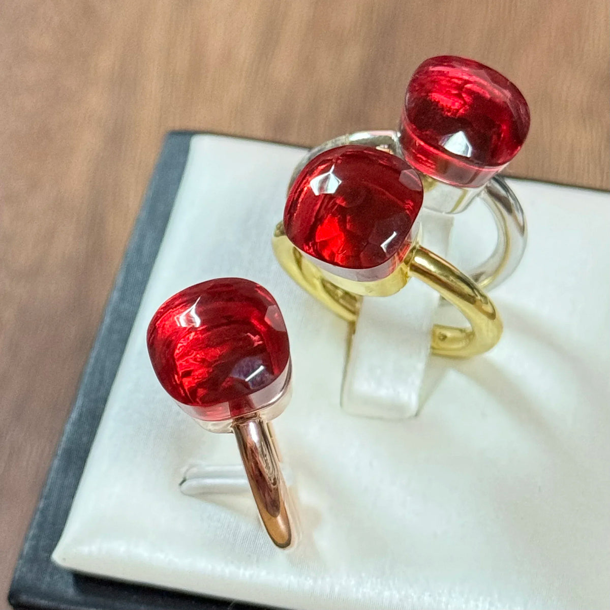 Classic Ring Stacking Mixed Color Crystal Ring 33 Colors Candy Style Ring Jewellery Gift.