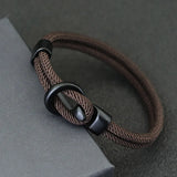 Fashion Rope Bracelet Men Double Layer Bracelet  Accessories.