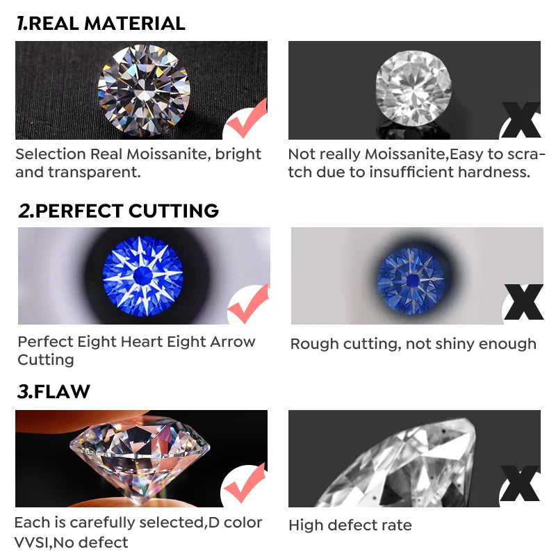 DW Real Moissanite Diamond Tennis Bracelet for Women 925 Sterling Silver Plated White Gold Eternity Wedding Luxury Fine Jewelr