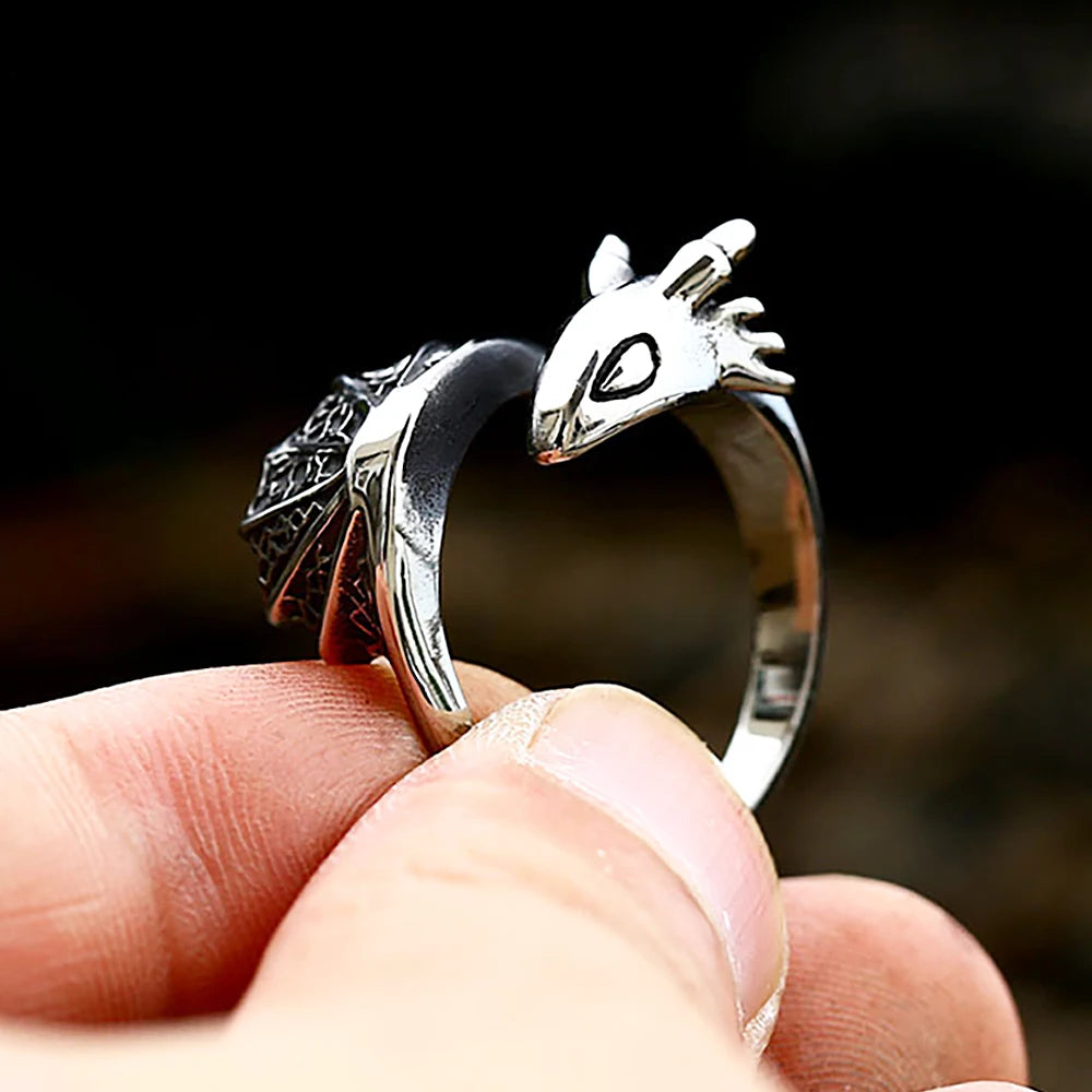 316L Stainless Steel Simple Rings For Men Square Band Flat Ring Charm Jewellery