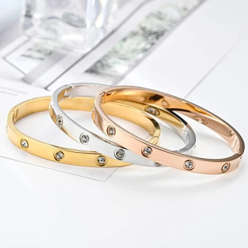 Fashion Adjustable Open Bangles Ladies' Mother's Day Valentine's Day Wedding Couple Birthday Gift Friendship Bracelet