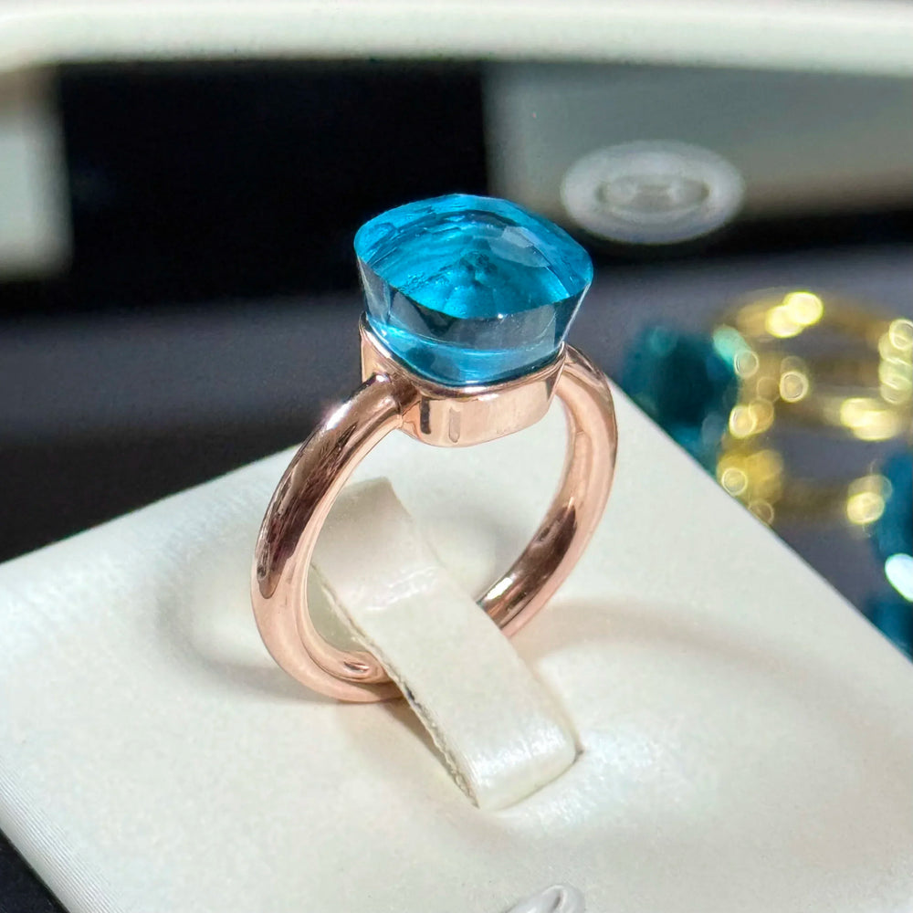 Classic Ring Stacking Mixed Color Crystal Ring 33 Colors Candy Style Ring Jewellery Gift.