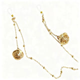 Fashion Metal Body Chain With Bell Pendant Cosplay Party Game Accessory Couple Gifts Decoration
