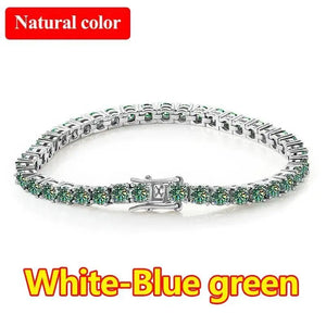 white-blue green