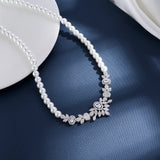 Pearl Jewelry Sets  Cubic Zirconia Set Full Jewellery Accessory.