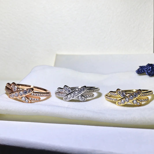 Irregular Zircon Rings for Women, Exquisite Jewellery.