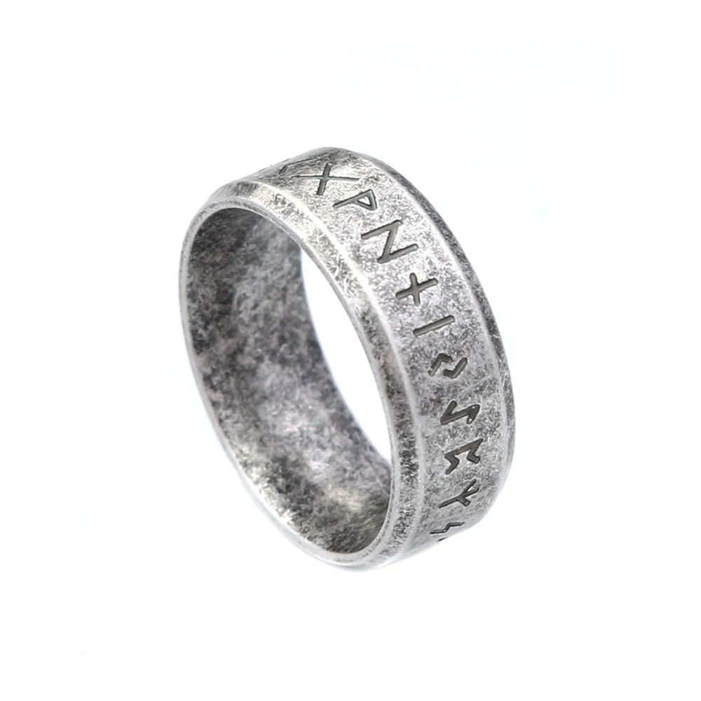316L Stainless Steel Simple Rings For Men Square Band Flat Ring Charm Jewellery