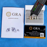 925 VVS Moissanite Twin Earring Sterling Silver Jewellery.