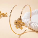 A Women's Arm Bracelet, Simple Floral Design, Suitable for Daily Wear and Parties