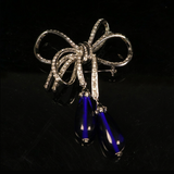 Bow and blue drops photo with text removal