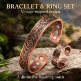 Bracelet and ring advert without health claims
