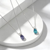 S925 Silver Pear Drop Necklace